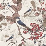 Koc flanelowy Fleur 130 x 170 cm ecru