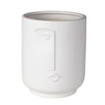 Osłonka ceramiczna LUKE 13,5 x 13,5 x 16,5 cm kremowa