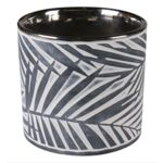 Osłonka ceramiczna SOREN 12,5 x 12,5 x 12 cm antracyt