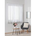 Firana z taśmą PEROLA 290 x 160 cm biała