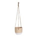 Osłonka wisząca LINAS 14 x 14 x 12,5 cm kremowo-biały