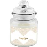 Świeca zapachowa w szkle 43 h 12,9 x 7,9 cm wanilia