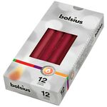 Świeca szpica 245 x 24 mm bordowa