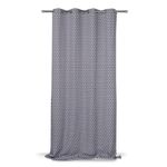 Zasłona MING 140 x 260 cm 8 kółek niebieski