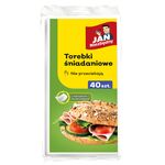 Torebki śniadaniowe papierowe 40 sztuk Jan Niezbędny