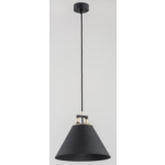 Lampa wisząca ORANA 4933 E27 czarny, mosiądz