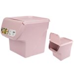 Pojemnik do przechowywania VegBOX 24 x 34 x 27 cm pudrowy róż