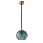 Lampa wiszaca szklana POLUX GREENE E27