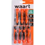 Wkrętak precyzyjny SL2,4 x SL3 x PH00 x PH0 x T8 x T9 x T10 x 40 mm, zestaw: 7 sztuk Jufisto