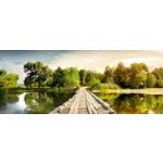 Obraz GLASSPIK 50 x 125 cm GL389 WOODEN PATH