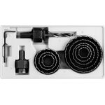 Otwornica do drewna z adapterem 19 - 63 mm, zestaw: 11 sztuk Condor