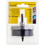 Otwornica do drewna 26 - 63 mm h 25 mm, zestaw: 7 sztuk Condor