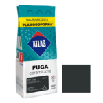 Fuga ceramiczna 204 czarny alubag 2 kg ATLAS
