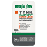 Tynk cementowo-wapienny maszynowy super lekki 30 kg Dolina Nidy