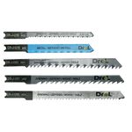 Brzeszczot z chwytem typu "U" zestaw 5 sztuk Drel