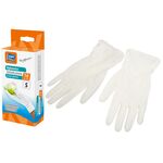 Rękawice lateksowe S 10 szt. białe