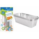 Foremki aluminiowe 1500 ml 5 szt. Srebrny