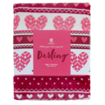 Koc dekoracyjny Darling 150x200cm różowy