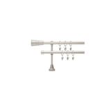 Karnisz podwójny Daco 19 mm 200 cm satyna