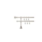 Karnisz podwójny Coloseo 19 mm 240 cm satyna