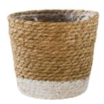 Osłonka kosz moroccan biały M 17,5 cm