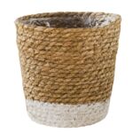 Osłonka kosz moroccan biały XL 25,5 x 24 cm