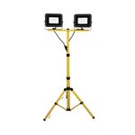 Reflektor LED 2 x 20 W IP65 na statywie