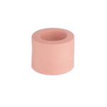 Świecznik ceramiczny 6,5 x 6,5 x 5,5 cm ceglasty