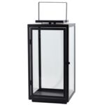 Latarenka metalowa 22,5 x 22 x 43 cm
