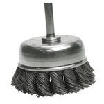 Szczotka doczołowa 75 mm drut skręcany Condor