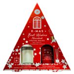 Zestaw X-Mas patyczki zapachowe 100 ml + świeca czerwone owoce LCA