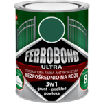 Farba antykorozyjna FERROBOND ULTRA półmat zielony RAL 6005 0,7 l