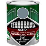 Farba antykorozyjna FERROBOND ULTRA półmat stalowy RAL 7046 0,7 l