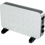 Grzejnik konwektorowy 2000 W z dodatkowym nawiewem biały