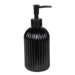 Dozownik na mydło STRIP śr. 7 x 19 cm czarny