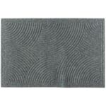 Wycieraczka Tekstylna 40 x 60 cm prążki szary