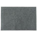 Wycieraczka Tekstylna 40 x 60 cm liście szary