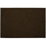Wycieraczka Tekstylna 40 x 60 cm plecionka brąz