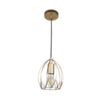 Polux Lampa wiszaca TARENT 1xE27 złoty