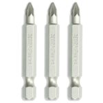 Zestaw końcówek wkrętakowych bitów Pozidriv PZ1/2/3 50 mm blister