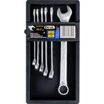 Klucze płasko - oczkowe 10 - 17 mm, zestaw 6 sztuk Drel