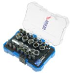 Zestaw końcówek wkrętakowych bitów i nasadek 30 szt pudełko plastikowe DEDRA