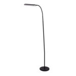 Lampa podłogowa 146 cm czarna