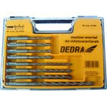 Zestaw wierteł do betonu 5/6/x110 2x8x110 6/8/10x160 10x210 SDS Plus DEDRA