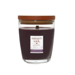 Świeca w szkle z drewnianym knotem Wildberry & Jasmine Nature`s Wick by WoodWick