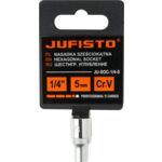 Nasadka sześciokątna 5 mm 1/4" Jufisto