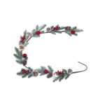 Girlanda świąteczna 145 cm mix