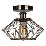 Plafon 1-płomienny Camelon czarny