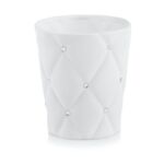 Osłonka glamour biała 14 cm