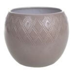 Osłonka ceramiczna Kula 510 14 cm DIAMENT ciemny zielony lazur